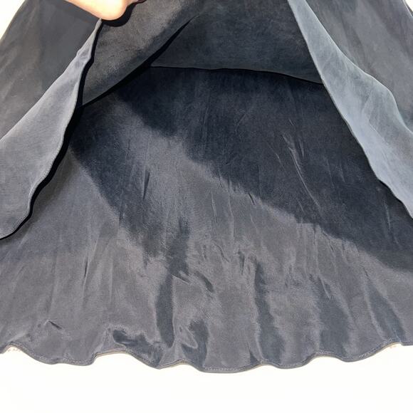 J.Crew Gwyneth Slip Dress Size 4 Black Cupro Blend V-Neck Holiday Party NEW NWT - Picture 5 of 13